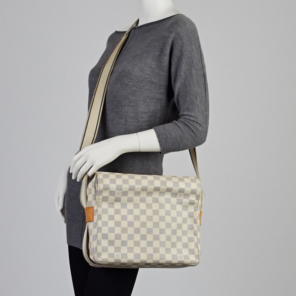 Auth Louis Vuitton Naviglio Damier Azur Messenger - Picture 3 of 8